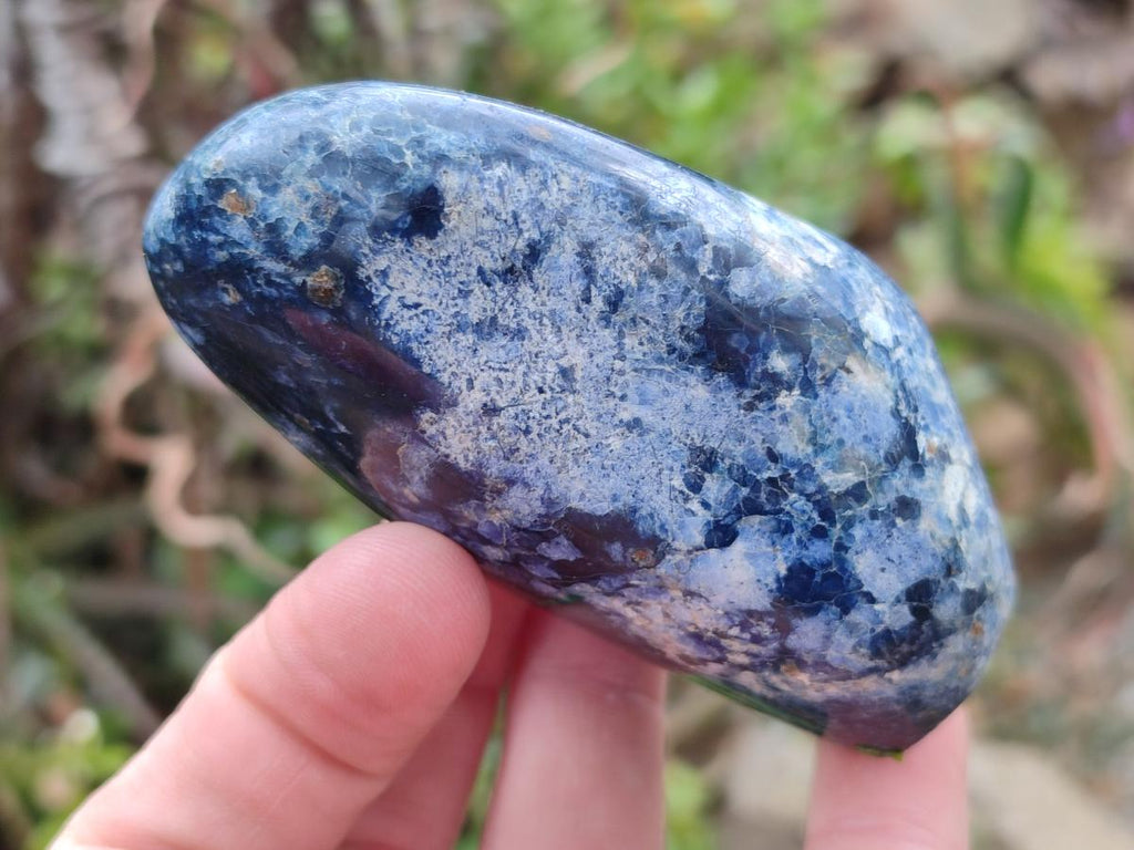 Polished Dumortierite Standing Display Pieces x 6 From Madagascar - Toprock Gemstones and Minerals 
