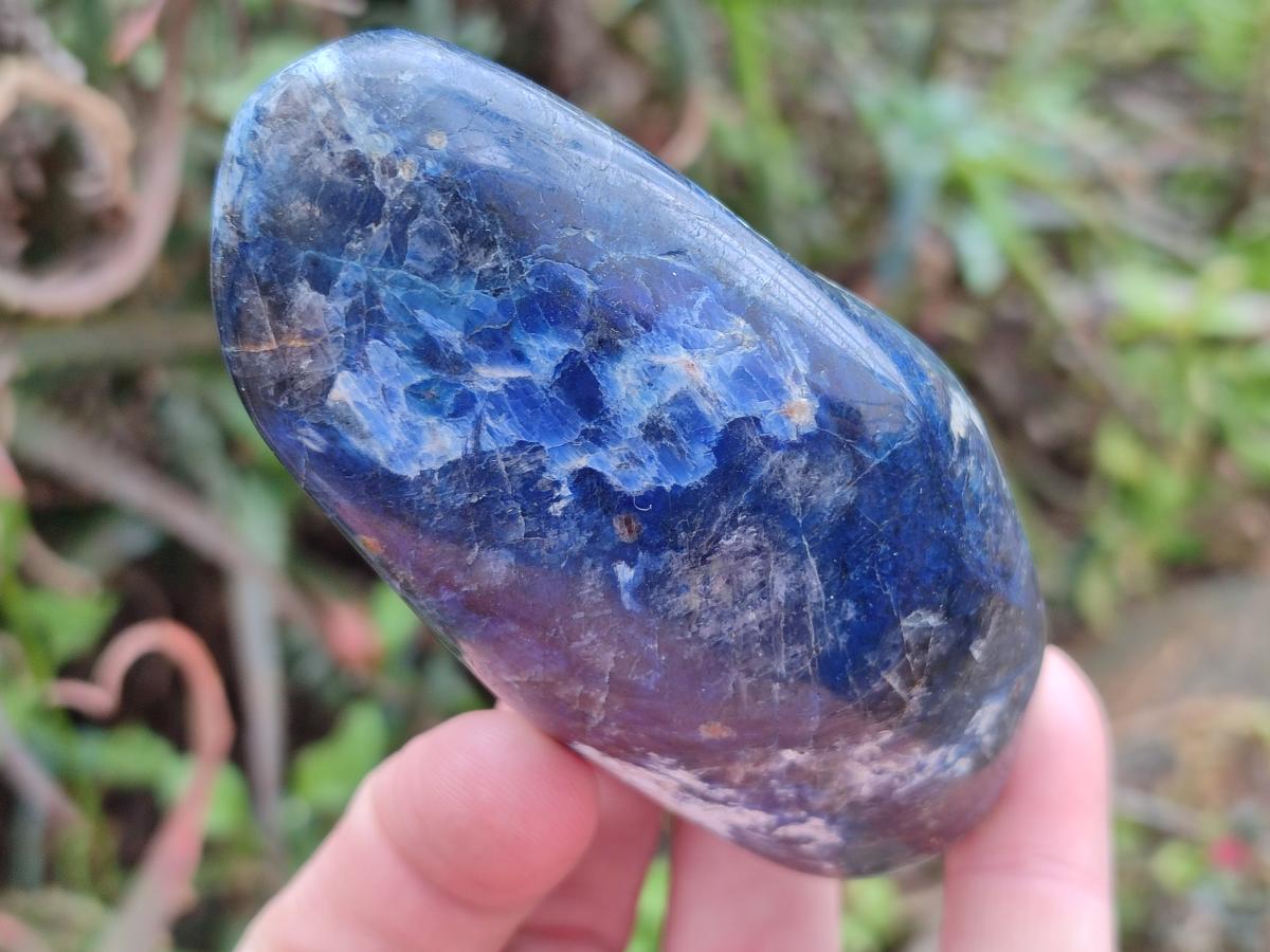 Polished Dumortierite Standing Display Pieces x 6 From Madagascar - Toprock Gemstones and Minerals 