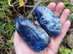 Polished Dumortierite Standing Display Pieces x 6 From Madagascar - Toprock Gemstones and Minerals 