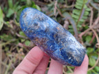 Polished Dumortierite Standing Display Pieces x 6 From Madagascar - Toprock Gemstones and Minerals 