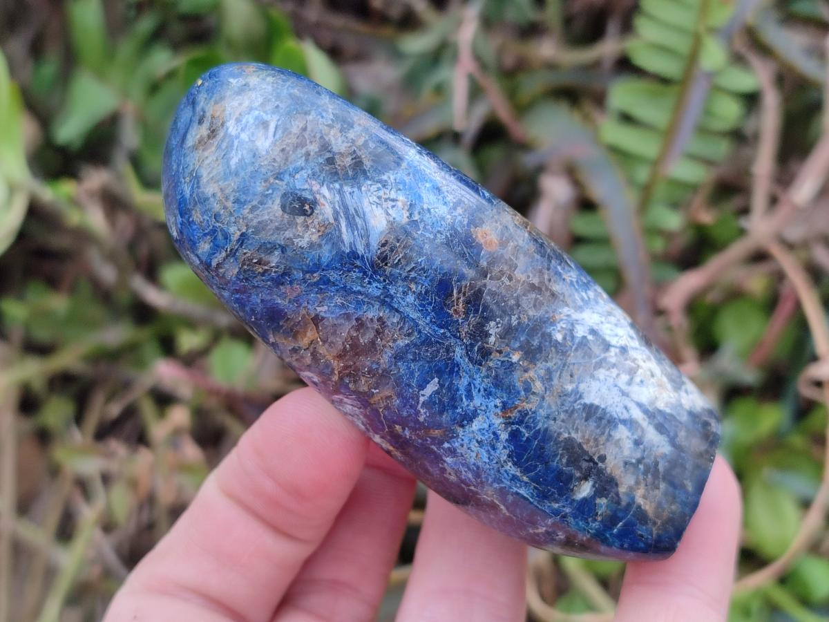 Polished Dumortierite Standing Display Pieces x 6 From Madagascar - Toprock Gemstones and Minerals 
