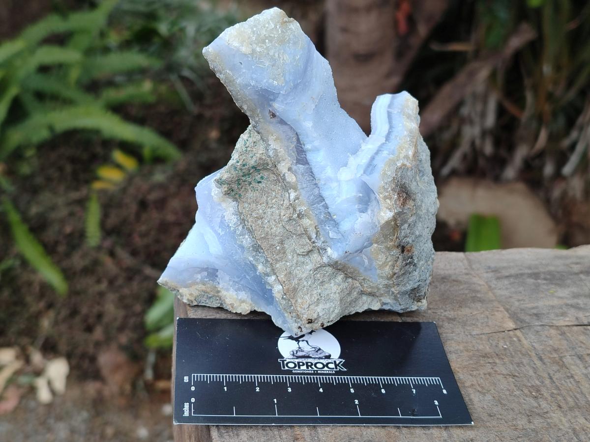 Natural Blue Lace Agate Geode Specimens x 6 From Nsanje, Malawi - Toprock Gemstones and Minerals 