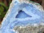 Natural Blue Lace Agate Geode Specimens x 6 From Nsanje, Malawi - Toprock Gemstones and Minerals 