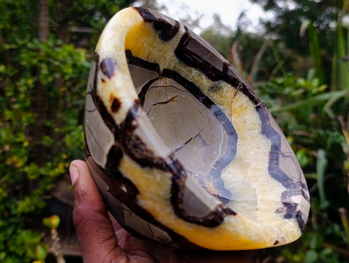 Polished Large Septerye Bowl x 1 From Mahajanga, Madagascar - Toprock Gemstones and Minerals 