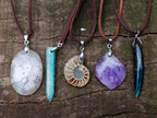 Hand Made Mixed Multi Mineral Necklaces x 20 From Madagascar - Toprock Gemstones and Minerals 