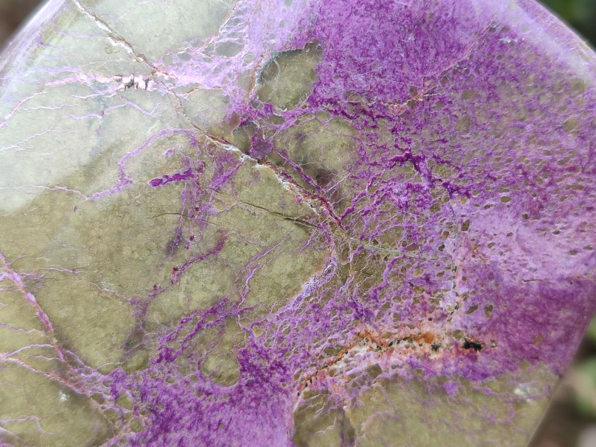 Polished Stichtite Standing Display Pieces x 2 From Barberton, South Africa - Toprock Gemstones and Minerals 