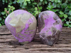 Polished Stichtite Standing Display Pieces x 2 From Barberton, South Africa - Toprock Gemstones and Minerals 