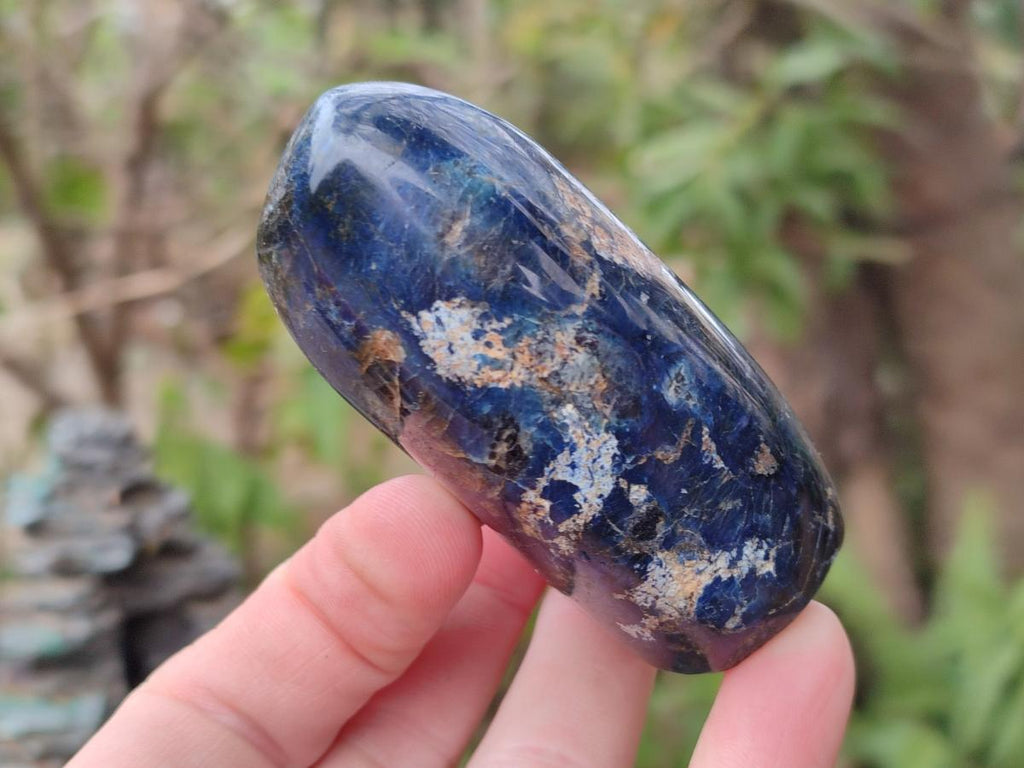 Polished Dumortierite Standing Display Pieces x 6 From Madagascar - Toprock Gemstones and Minerals 