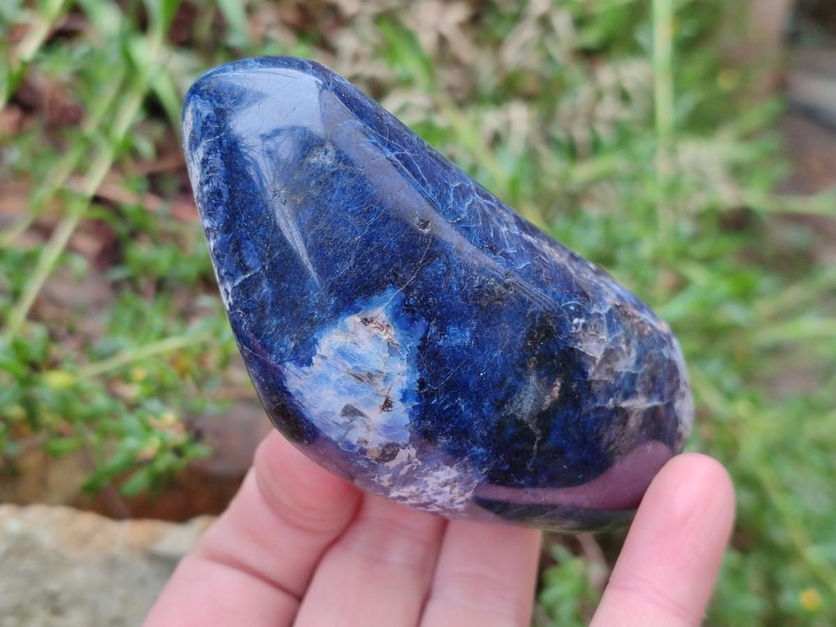 Polished Dumortierite Standing Display Pieces x 6 From Madagascar - Toprock Gemstones and Minerals 