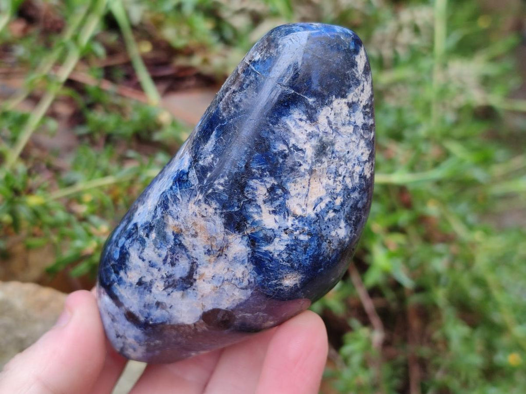 Polished Dumortierite Standing Display Pieces x 6 From Madagascar - Toprock Gemstones and Minerals 
