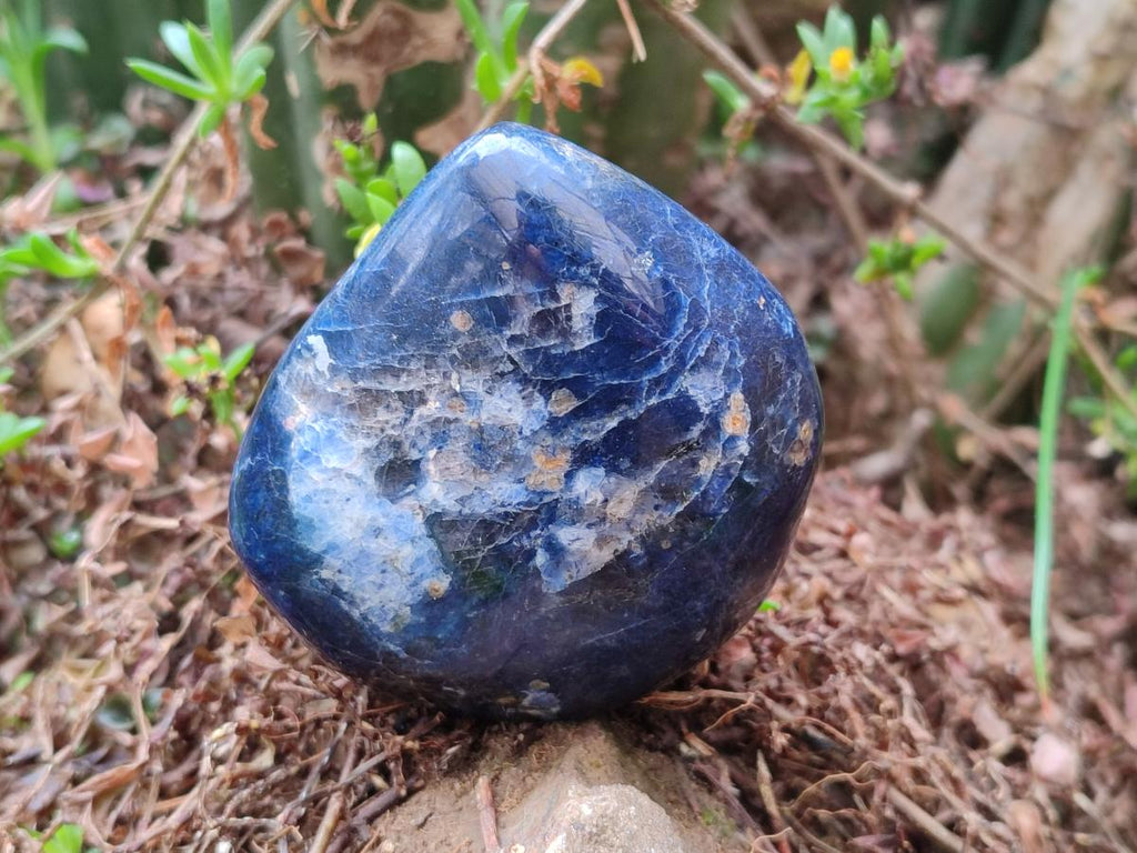 Polished Dumortierite Standing Display Pieces x 6 From Madagascar - Toprock Gemstones and Minerals 
