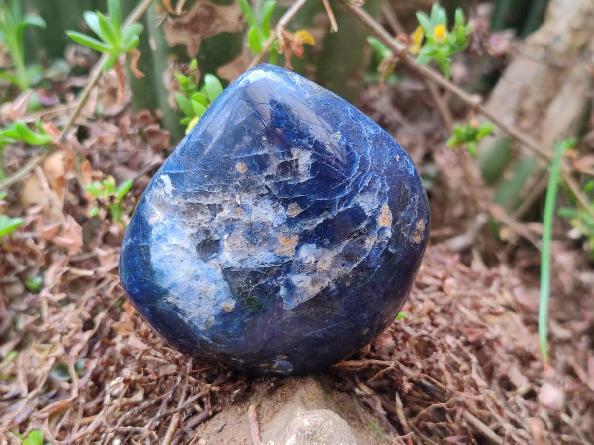 Polished Dumortierite Standing Display Pieces x 6 From Madagascar - Toprock Gemstones and Minerals 
