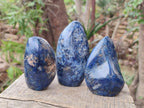 Polished Dumortierite Standing Display Pieces x 6 From Madagascar - Toprock Gemstones and Minerals 