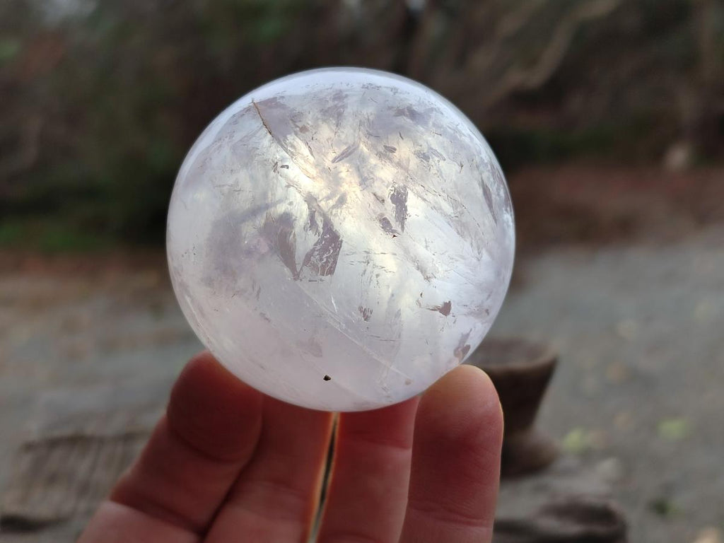 Polished Gemmy Star Rose Quartz Spheres x 3 From Madagascar - Toprock Gemstones and Minerals 