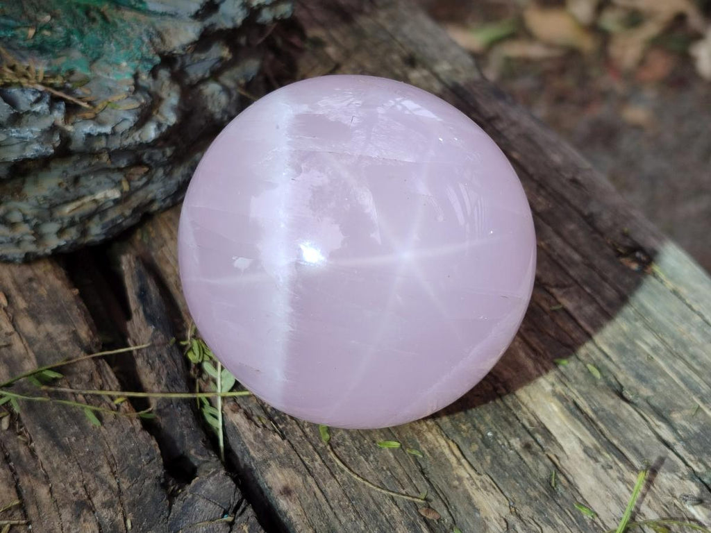 Polished Gemmy Star Rose Quartz Spheres x 3 From Madagascar - Toprock Gemstones and Minerals 