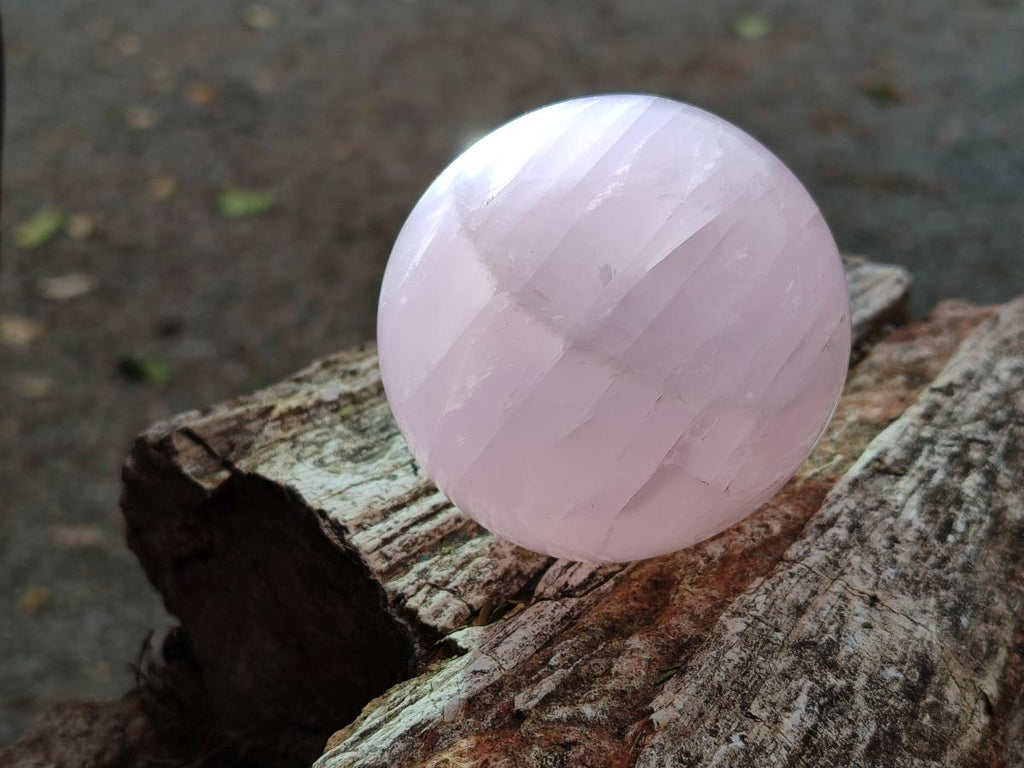 Polished Gemmy Star Rose Quartz Spheres x 3 From Madagascar - Toprock Gemstones and Minerals 