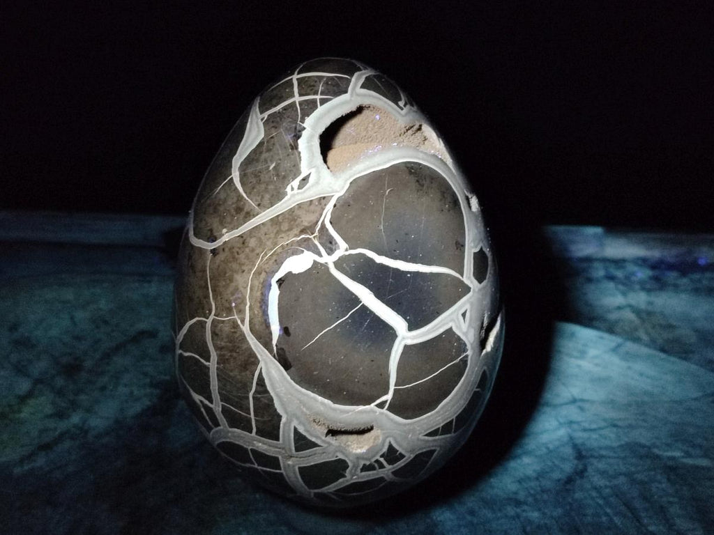 Polished and Natural Large Septerye Sauvage "Dragons Egg" Geode x 1 From Mahajanga, Madagascar - Toprock Gemstones and Minerals 