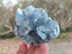Natural Blue Celestite Geode Specimens x 23 From Sakoany, Madagascar - Toprock Gemstones and Minerals 