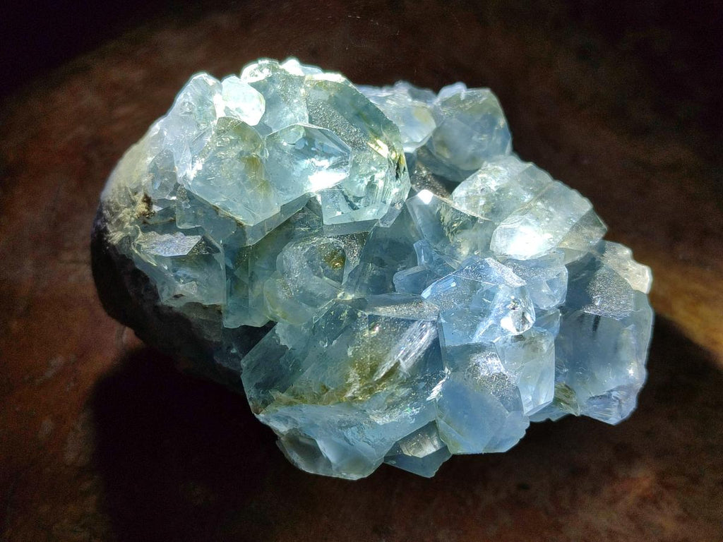 Natural Blue Celestite Geode Specimens x 23 From Sakoany, Madagascar - Toprock Gemstones and Minerals 