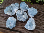 Natural Blue Celestite Geode Specimens x 23 From Sakoany, Madagascar - Toprock Gemstones and Minerals 