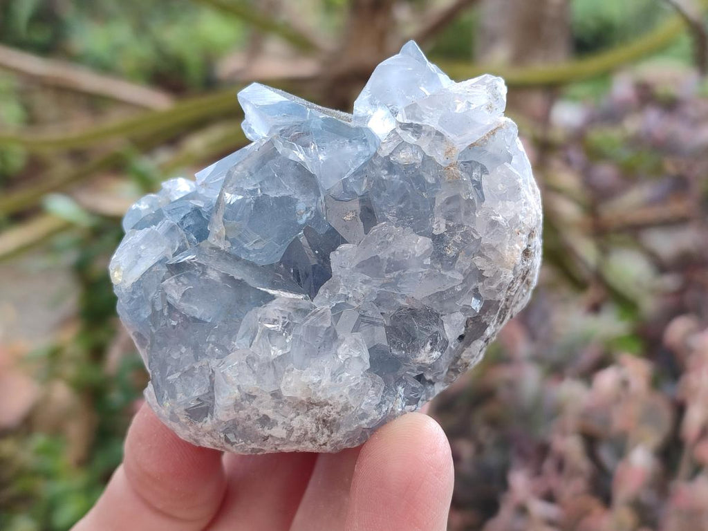 Natural Blue Celestite Geode Specimens x 23 From Sakoany, Madagascar - Toprock Gemstones and Minerals 
