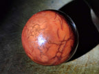 Polished and Natural Large Carnelian Agate Gemstone Spheres x 2 From Madagascar - Toprock Gemstones and Minerals 
