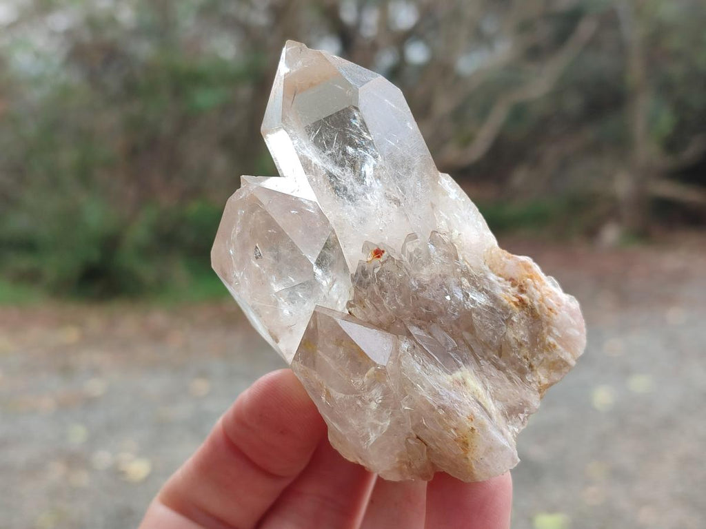 Natural Mixed Citrine and Luena Quartz Cascading Crystal Clusters x 12 From Luena, Congo - Toprock Gemstones and Minerals 