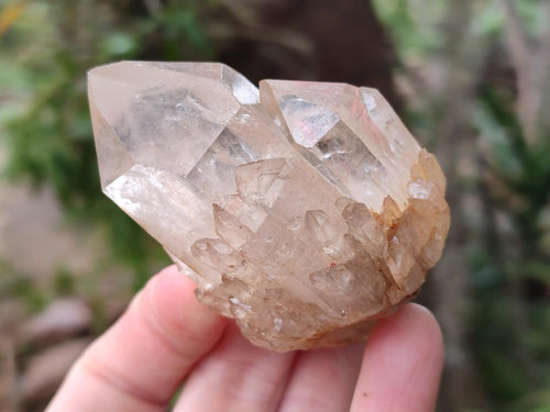 Natural Mixed Citrine and Luena Quartz Cascading Crystal Clusters x 12 From Luena, Congo - Toprock Gemstones and Minerals 