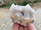 Natural Pale Lilac Spirit Amethyst Drusy Clusters x 12 From Boekenhouthoek, South Africa - Toprock Gemstones and Minerals 