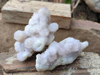 Natural Pale Lilac Spirit Amethyst Drusy Clusters x 12 From Boekenhouthoek, South Africa - Toprock Gemstones and Minerals 