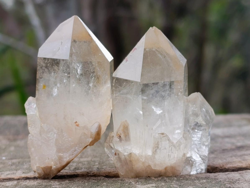 Natural Cascading Clear Citrine Quartz Crystals x 35 From Luena, Congo