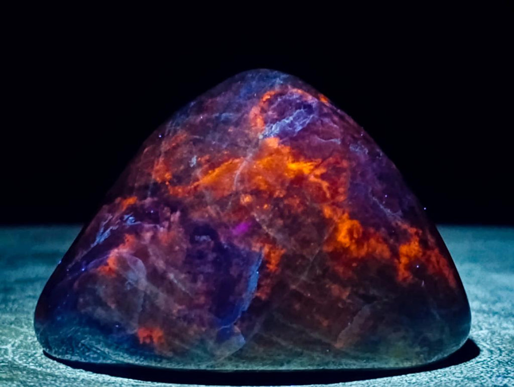 Polished Sodalite Free Forms x 12 From Kunene River, Namibia