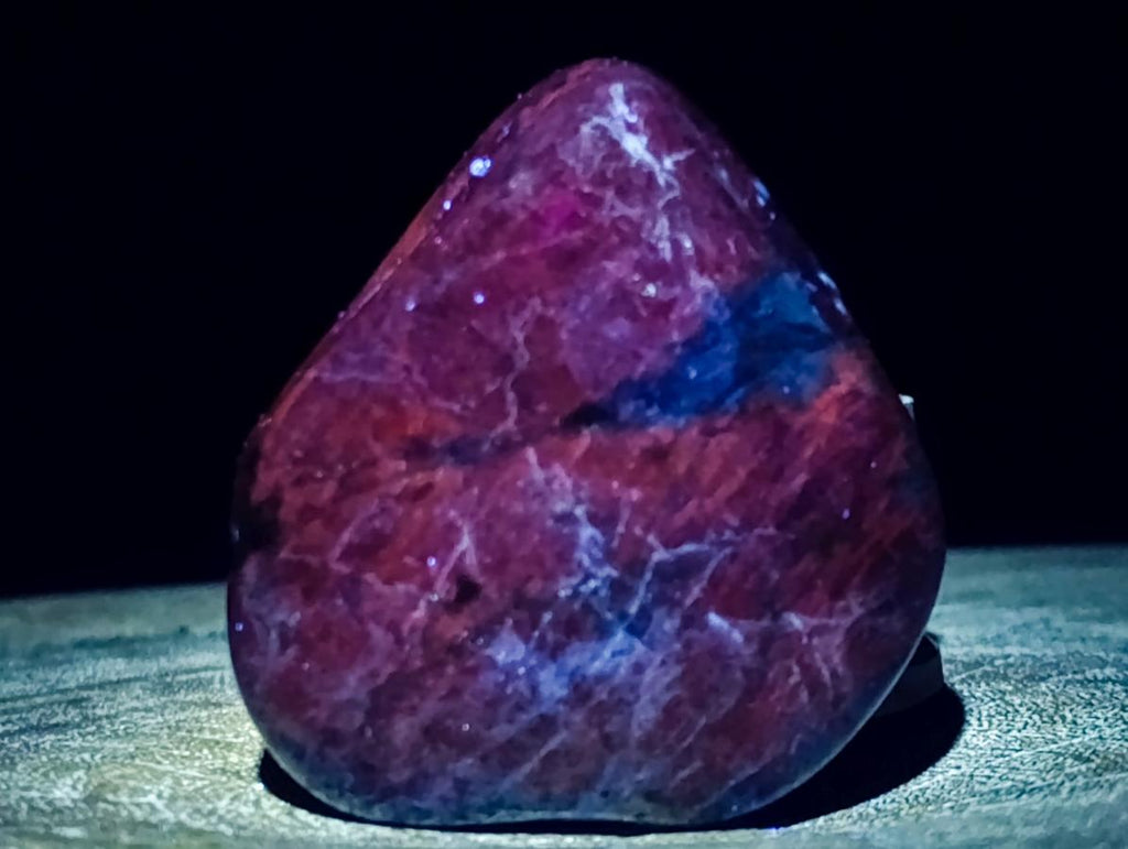 Polished Sodalite Free Forms x 12 From Kunene River, Namibia