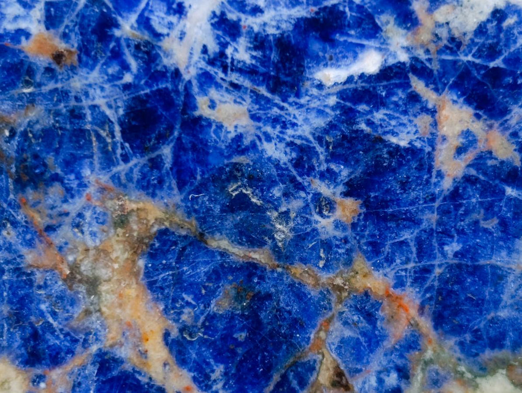 Polished Sodalite Free Forms x 12 From Kunene River, Namibia