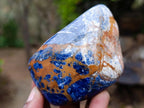 Polished Sodalite Free Forms x 12 From Kunene River, Namibia