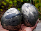Polished Large Basalt Pharaoh Stone Galets x 4 From Iron Duke Mine, Zimbabwe