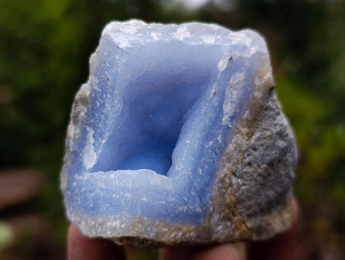 Natural Blue Lace Agate Geode Specimens x 22 From Nsanje, Malawi