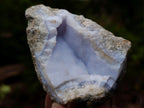 Natural Blue Lace Agate Geode Specimens x 22 From Nsanje, Malawi