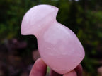 Polished Mix of Rose Quartz and Ocean Jasper Mini Mushrooms x 25 From Madagascar