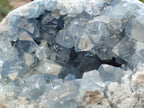 Natural Large Large Blue Celestite Geode Specimen x 1 From Sakoany, Madagascar - Toprock Gemstones and Minerals 