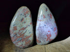 Polished Copper Sunstone Standing Display Pieces x 2 From Madagascar - Toprock Gemstones and Minerals 
