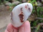 Polished and Natural Red Shashe River Agate Free Forms x 12 From Shashe River, Zimbabwe - Toprock Gemstones and Minerals 