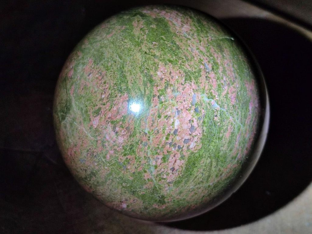 Polished Large Unakite Sphere x 1 From Messina, South Africa - Toprock Gemstones and Minerals 