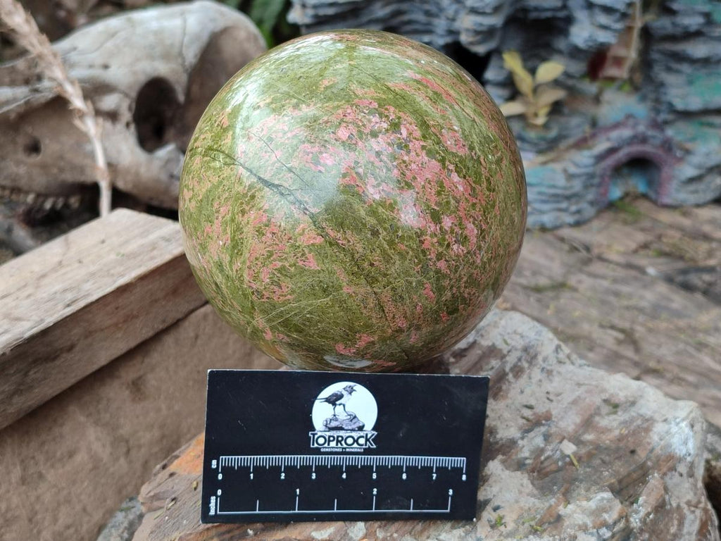 Polished Large Unakite Sphere x 1 From Messina, South Africa - Toprock Gemstones and Minerals 