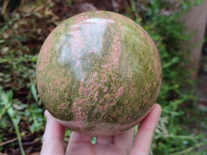 Polished Large Unakite Sphere x 1 From Messina, South Africa - Toprock Gemstones and Minerals 
