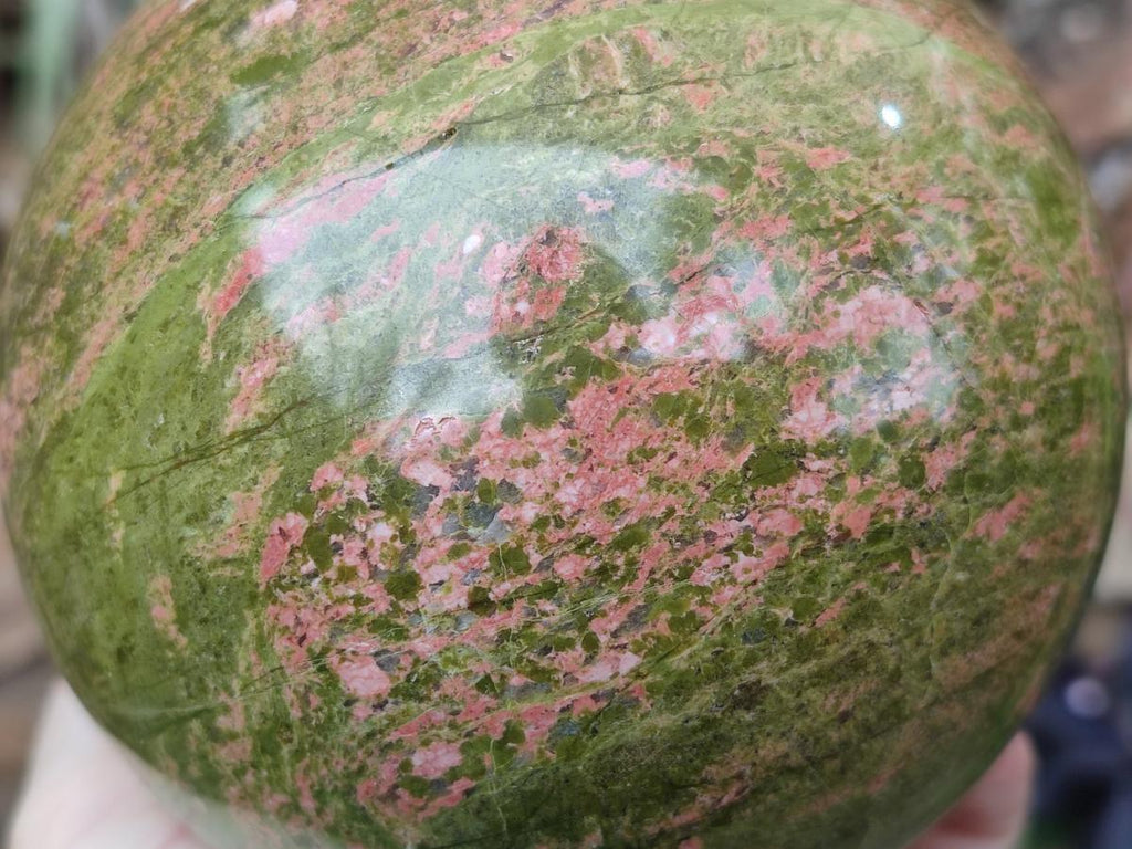 Polished Large Unakite Sphere x 1 From Messina, South Africa - Toprock Gemstones and Minerals 