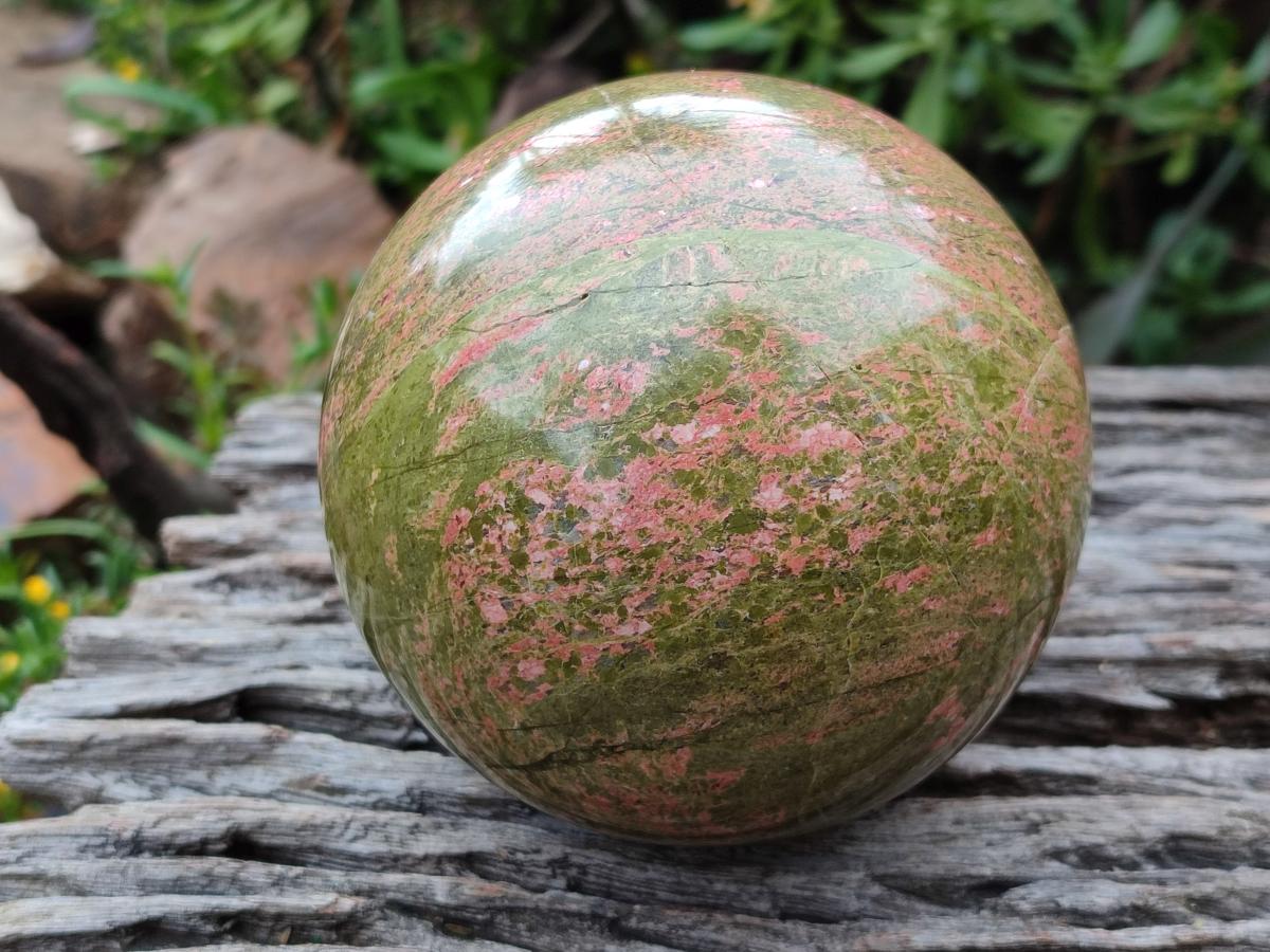 Polished Large Unakite Sphere x 1 From Messina, South Africa - Toprock Gemstones and Minerals 
