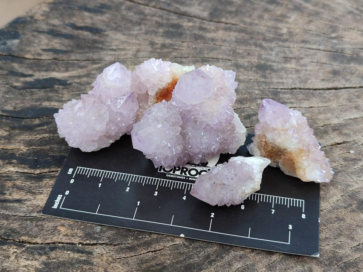 Natural Mixed Spirit Amethyst and Spirit Ametrine Clusters x 15 From Boekenhouthoek, South Africa - Toprock Gemstones and Minerals 