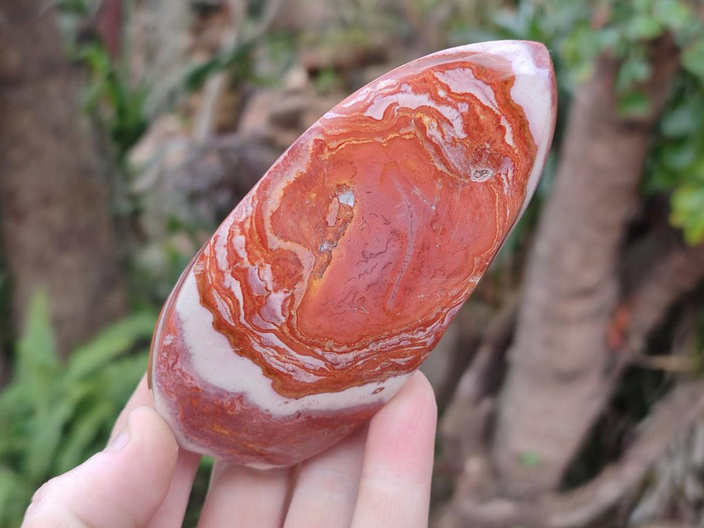 Polished Polychrome Jasper Standing Display Pieces x 3 From NW Coast, Madagascar - Toprock Gemstones and Minerals 