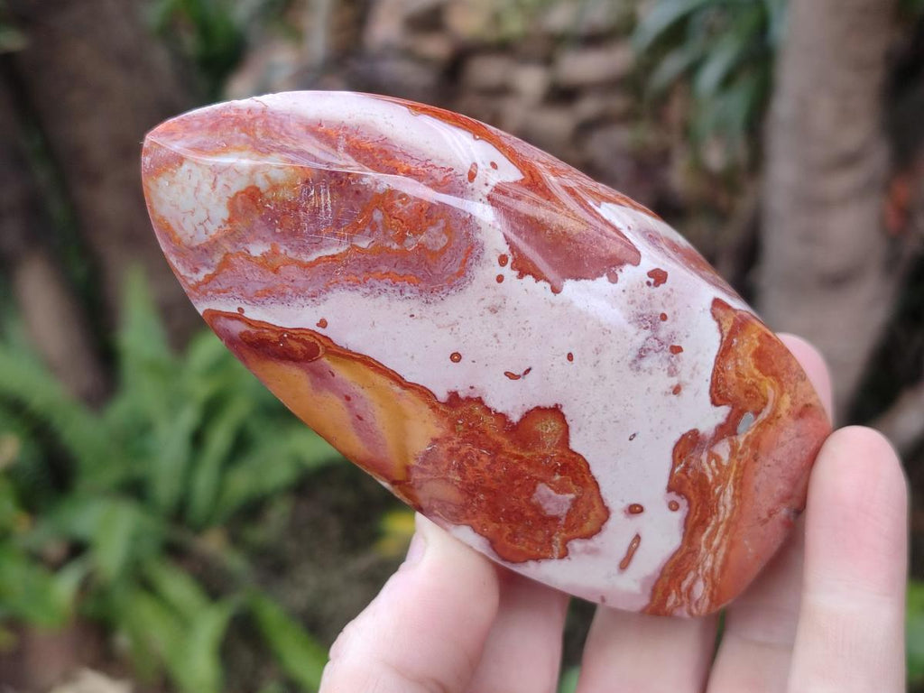 Polished Polychrome Jasper Standing Display Pieces x 3 From NW Coast, Madagascar - Toprock Gemstones and Minerals 